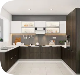 U-shaped kitchen layout renovated by PCC