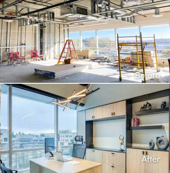 Before and after renovation 3