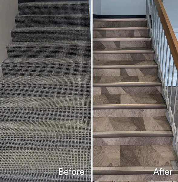 Before and after renovation 4